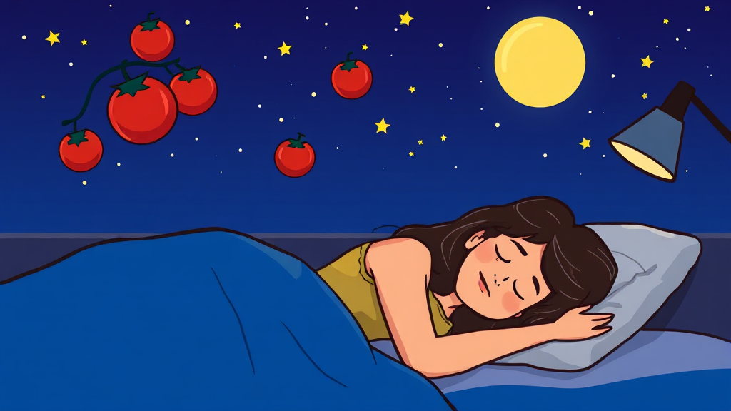 식물성 멜라토닌 제품 비교 및 추천 (cartoon 스타일)