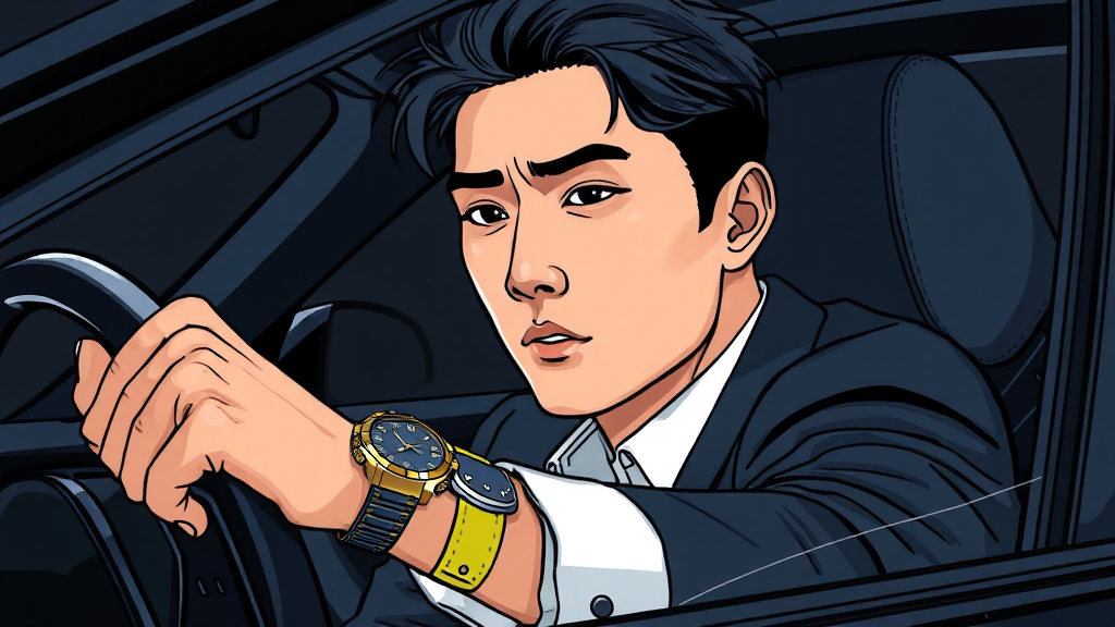 현우진 관련 논란: 세무조사 및 비판 (illustration 스타일)