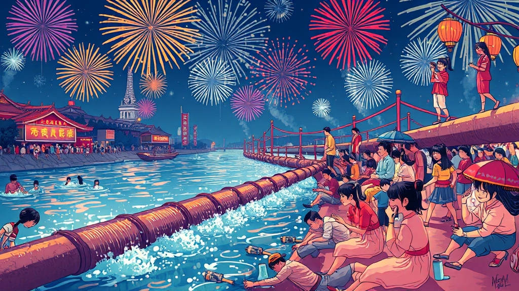 여름 축제와 특별한 이벤트 (illustration 스타일)