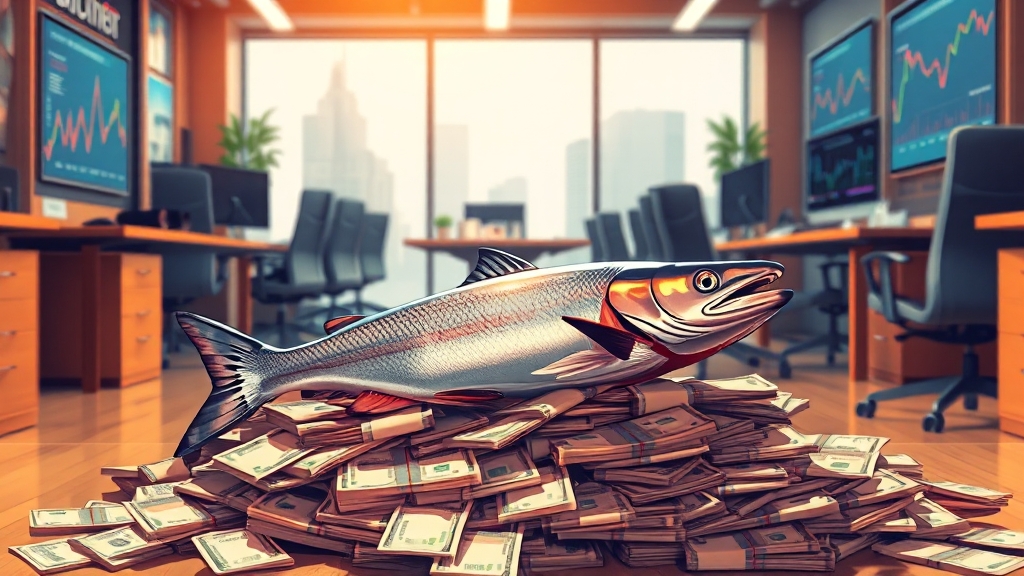 육회바른연어, 창업하면 돈 벌까? (illustration 스타일)