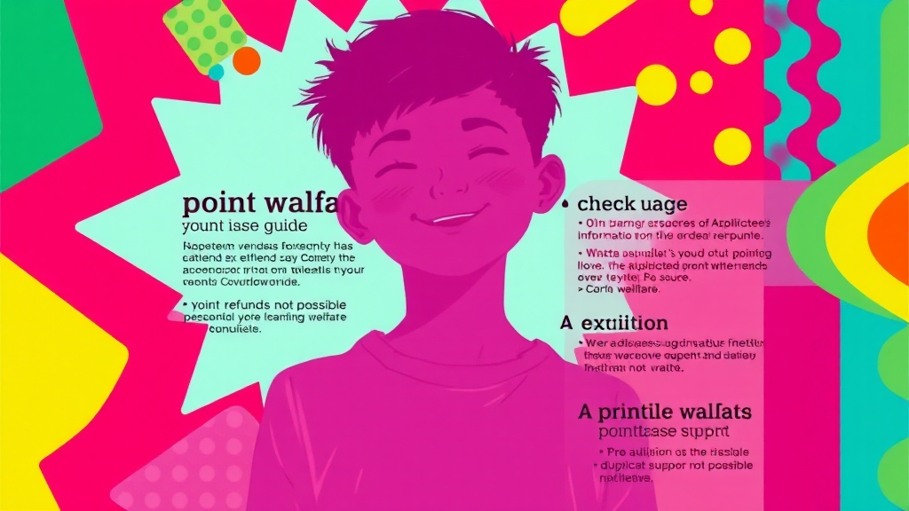 포인트 사용, 이것만은 꼭 기억하세요! (popart 스타일)