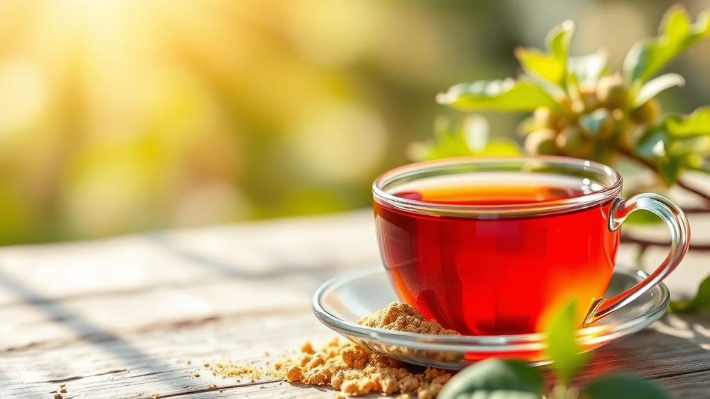 삼백초 추출물 복용법 (realistic 스타일)