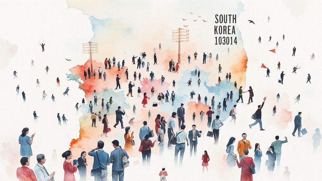대선 결과 예측과 향후 전망 (watercolor 스타일)
