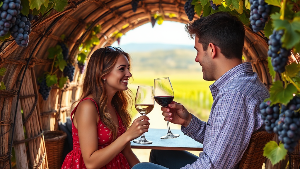 청도: 프로방스와 와인터널에서 즐기는 이색 데이트 (realistic 스타일)