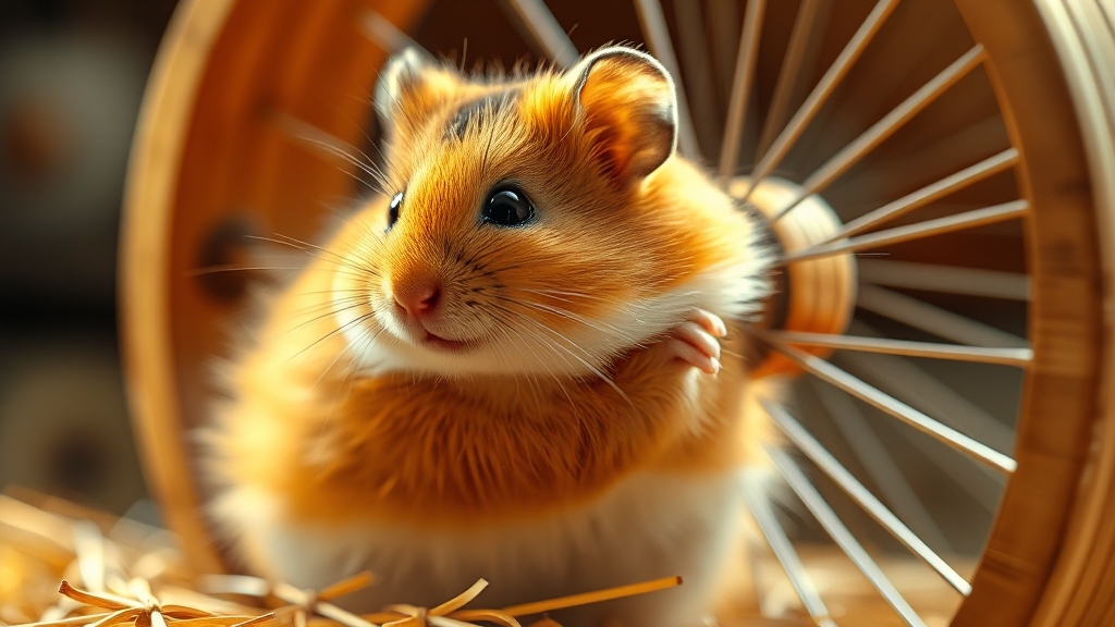 골든햄스터 종류별 특징 (realistic 스타일)