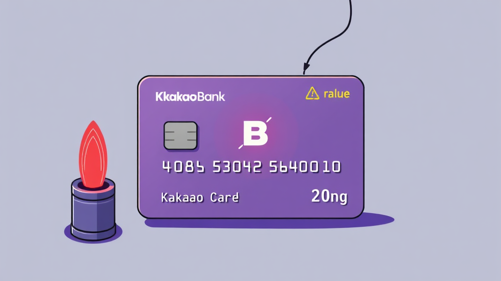 신용점수, 얼마나 중요할까? (illustration 스타일)