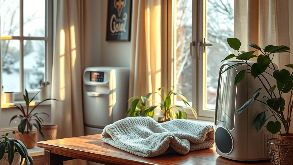 실내 환경 관리 및 환기 (realistic 스타일)