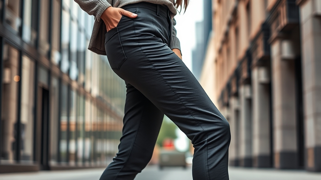 테이퍼드 핏 장점과 특징 (realistic 스타일)