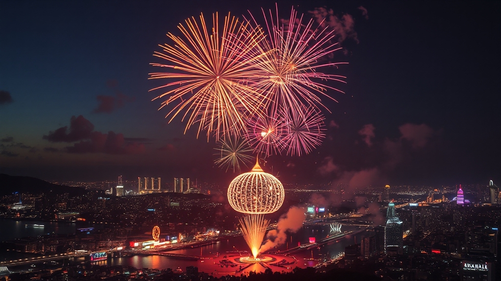 2025 불꽃축제 개요 (realistic 스타일)