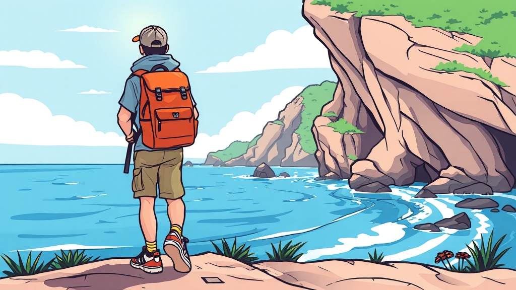 뚜벅이 여행 준비물 & 유의사항 (cartoon 스타일)