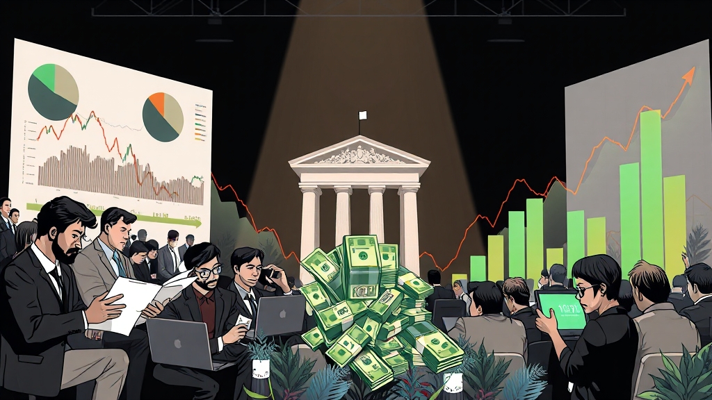 금리 인하, 배경과 이유 (illustration 스타일)