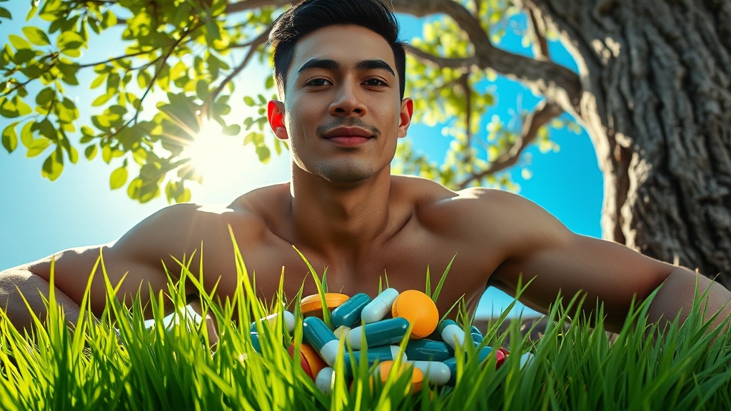 구구정과 다른 치료제 비교 (realistic 스타일)