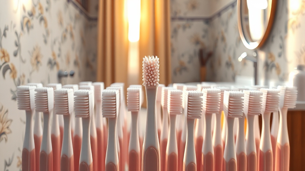 칫솔 선택 가이드 (realistic 스타일)