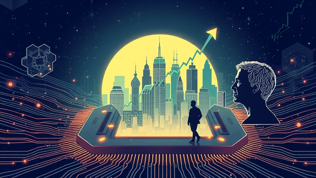 미국 양자컴퓨터 관련주 분석 (illustration 스타일)