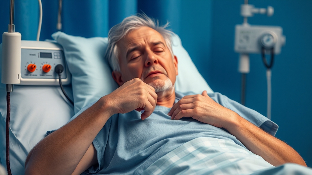 투석 중 문제 발생, 어떻게 대처해야 할까? (realistic 스타일)