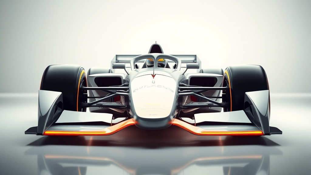 FW48 레이스카: 새로운 규정과 기술적 변화 분석 (realistic 스타일)