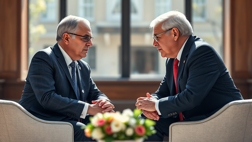 정상회담 주요 내용 (realistic 스타일)