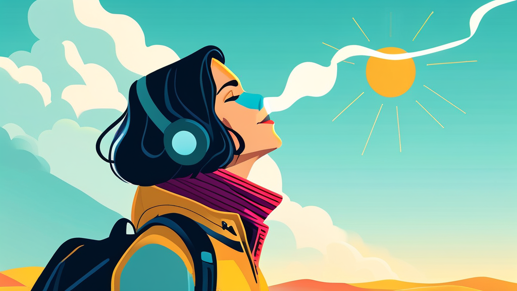 만성 축농증, 효과적인 관리와 생활 습관 개선 (illustration 스타일)