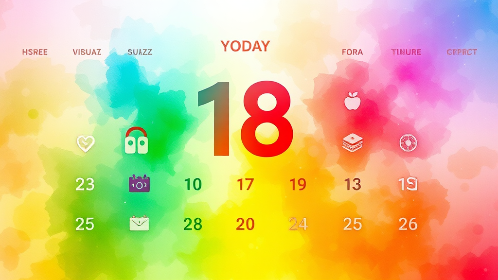 1년 이상 근속 시 연차 변화 (watercolor 스타일)