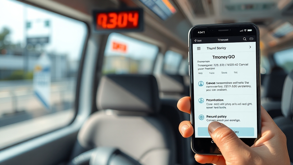 고속버스 예매 취소 방법 (realistic 스타일)