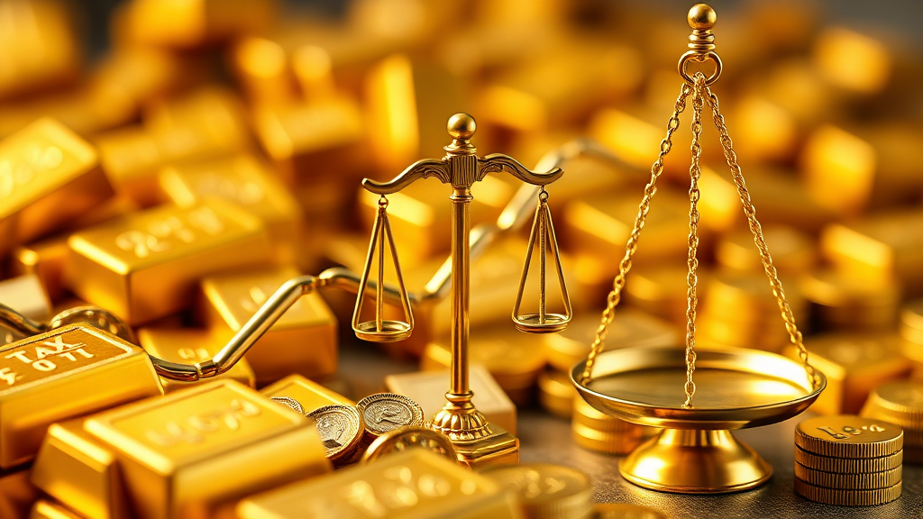 금 투자 시 고려해야 할 사항 (realistic 스타일)