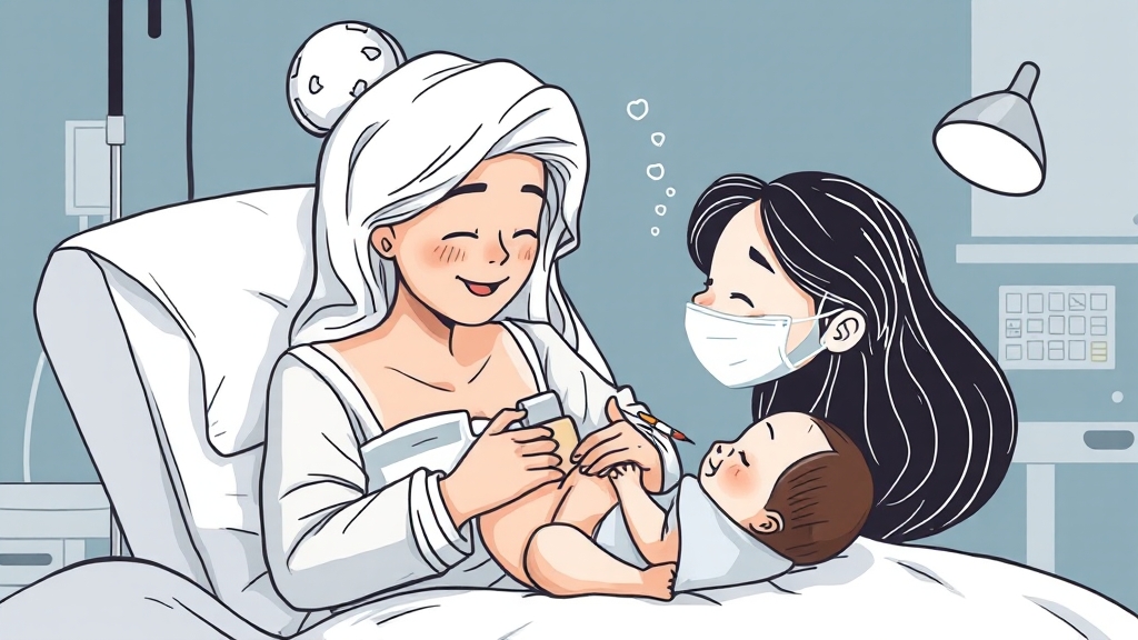 RSV 백신 부작용 및 대처법 (illustration 스타일)