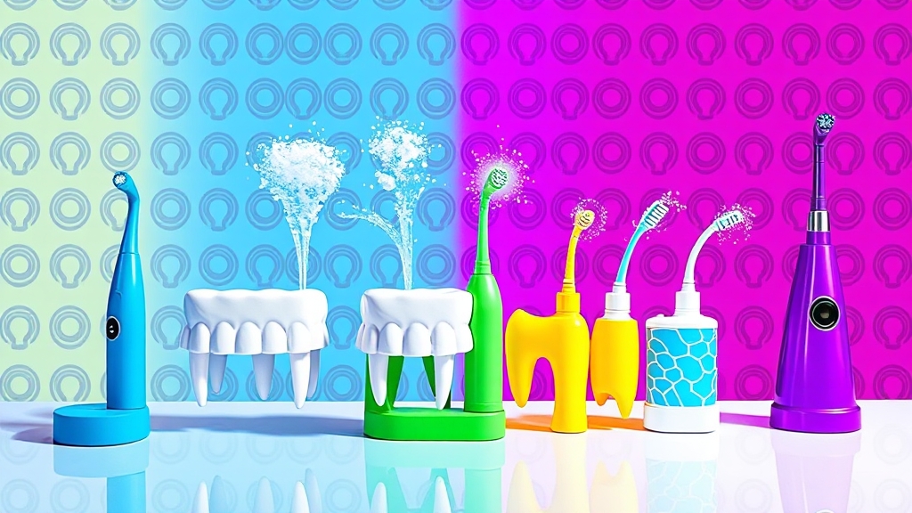 인기 제품 비교: 워터픽 vs 덴탈리티 vs 아쿠아픽 (popart 스타일)