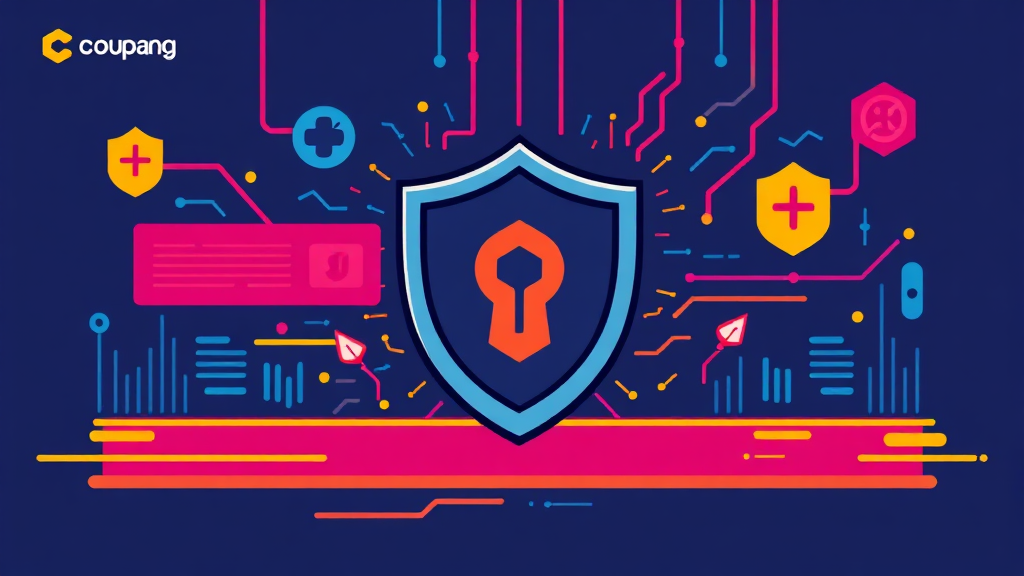 쿠팡의 대응 및 후속 조치 (cartoon 스타일)