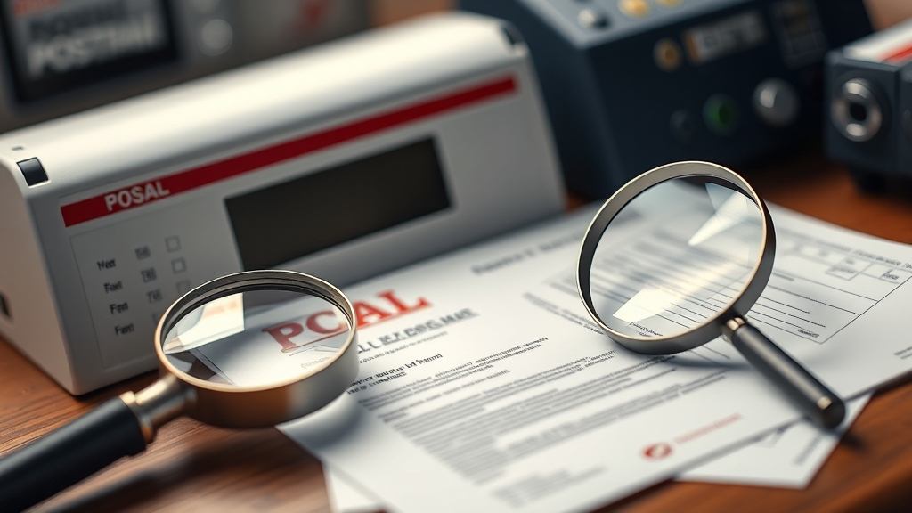 내용증명 발송 및 유의사항 (realistic 스타일)