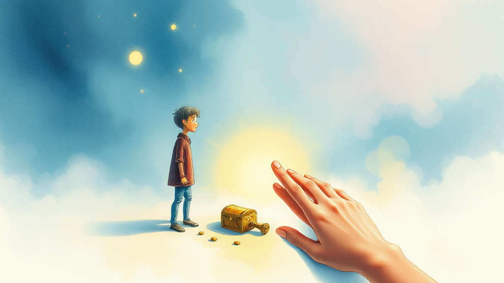 AI 결과물 활용법: 질문의 기술과 검증의 중요성 (watercolor 스타일)