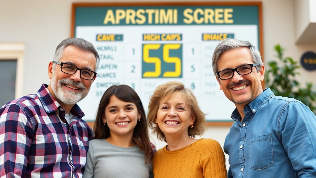 부양가족 수: 가족 구성원이 많을수록 유리한 가점 (realistic 스타일)