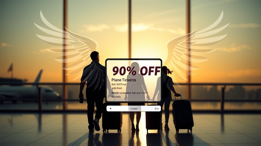 항공권 특가 프로모션 활용법 (realistic 스타일)