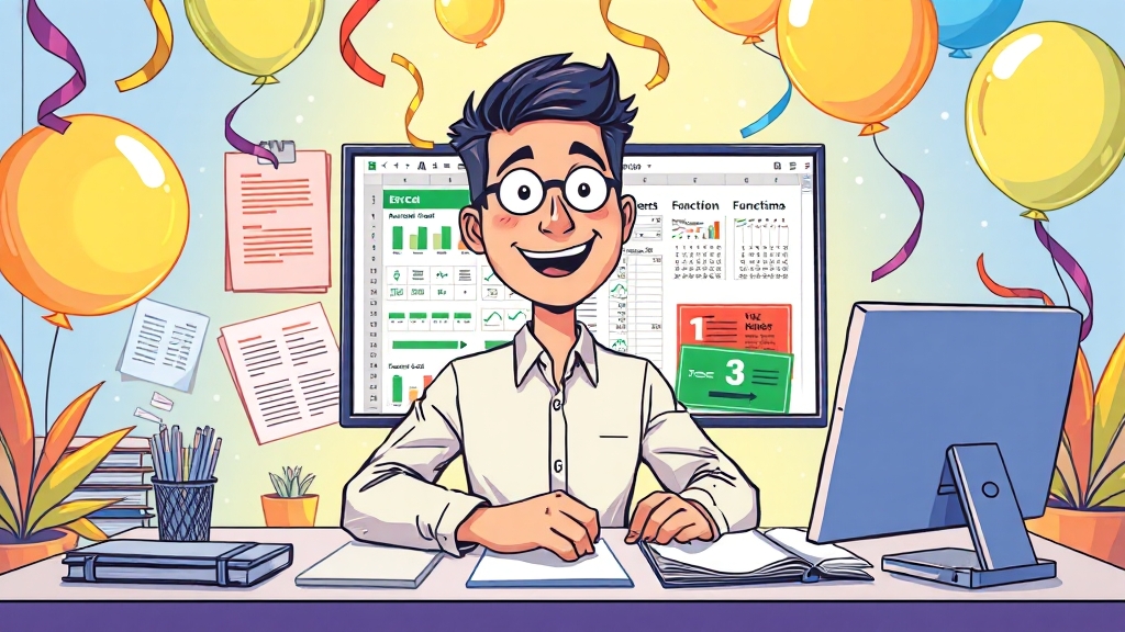 ITQ 실전 문제 풀이 및 합격 후기 (cartoon 스타일)