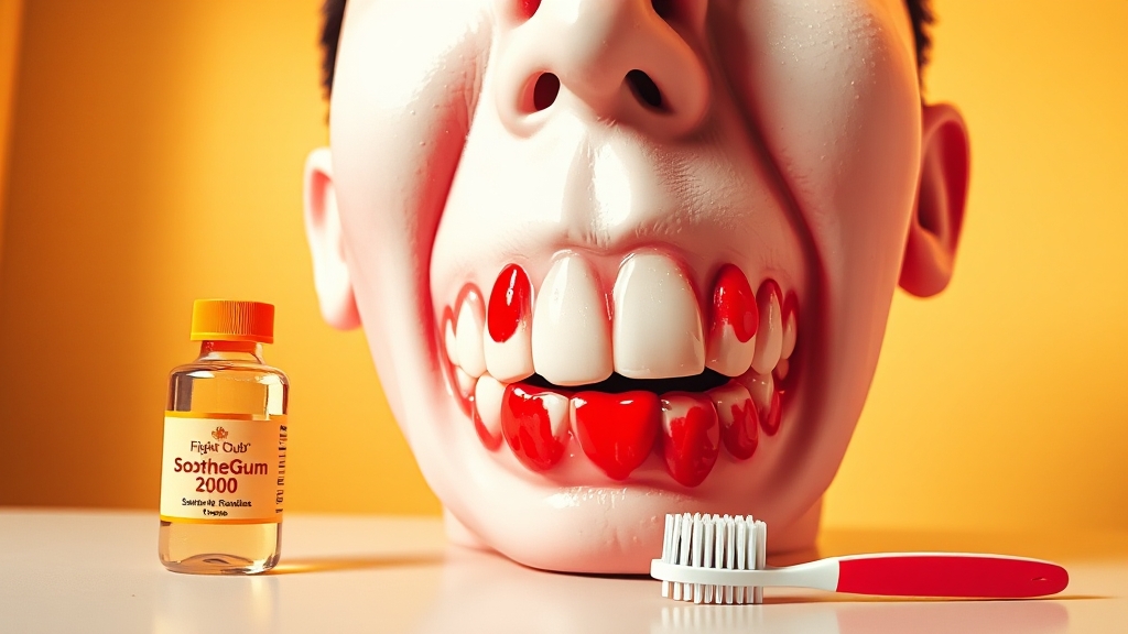 잇몸 염증 응급처치 (popart 스타일)