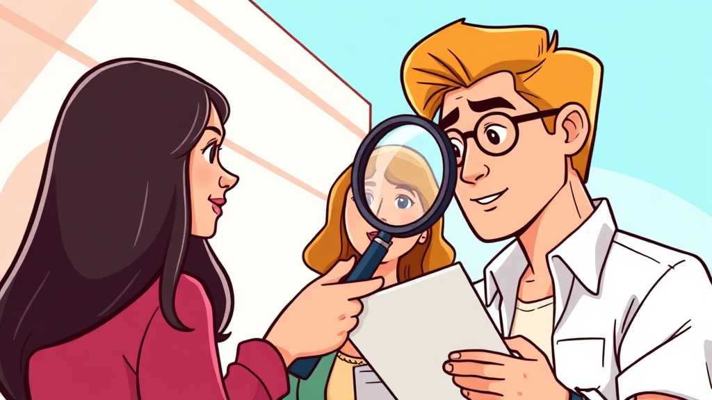 임차인이 볼 임대인 정보 (cartoon 스타일)