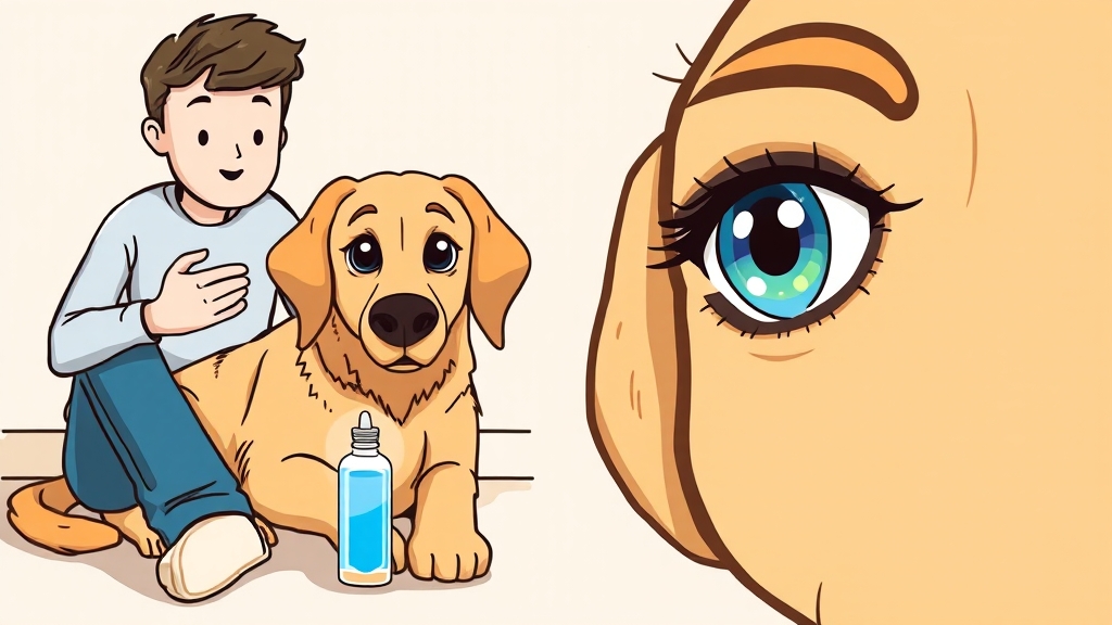 안약 사용법, 꼼꼼하게 (cartoon 스타일)