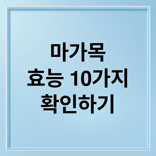마가목
효능 10가지
확인하기 (마가목 효능 10가지)