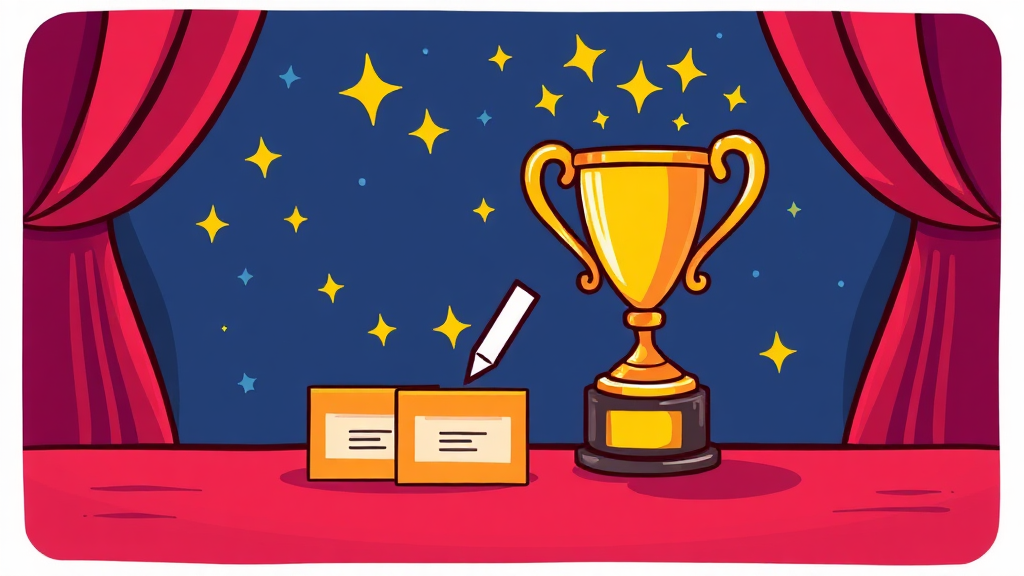 실시간 투표 시 주의사항 (cartoon 스타일)