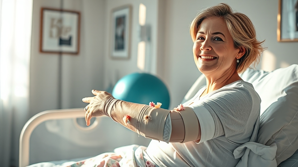 단계별 회복 과정 (realistic 스타일)