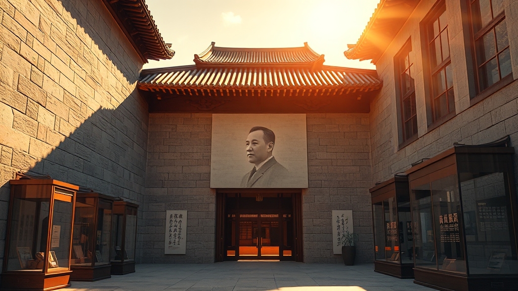 박물관 방문 정보 (realistic 스타일)