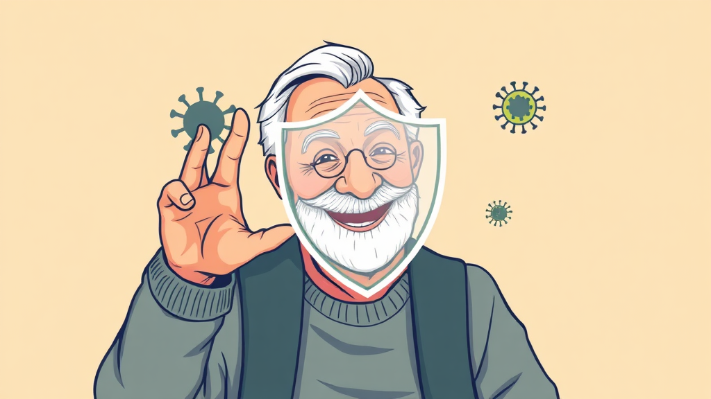 면역증강 백신이란? (illustration 스타일)