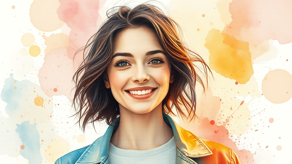 눈밑지방, 왜 필요할까? (watercolor 스타일)