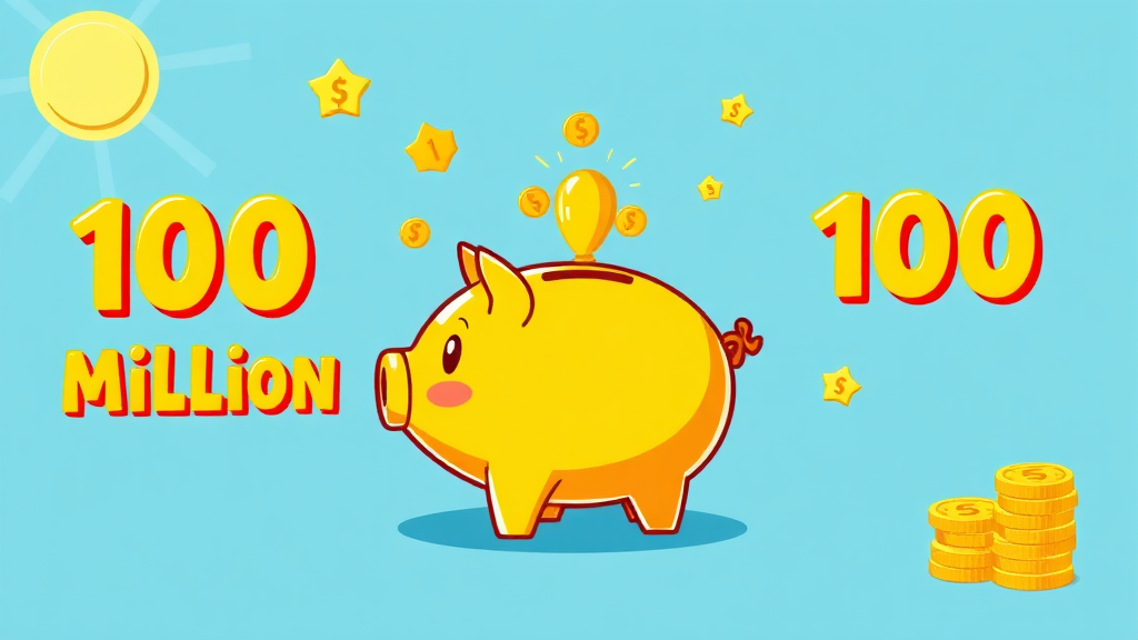 ETF로 10억 만들기: A to Z 로드맵 4 종잣돈 1억, 어떻게 만들까? (cartoon 스타일)