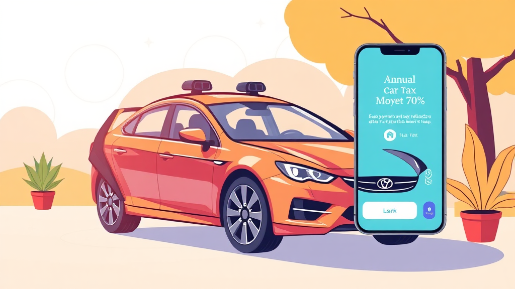 연납 세금 납부 방법 (illustration 스타일)