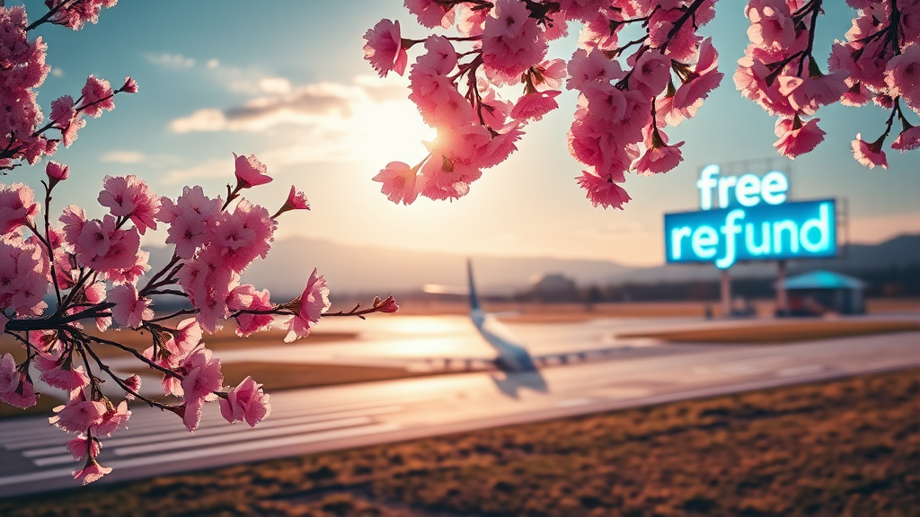 항공편 취소, 환불 & 변경 절차 (realistic 스타일)