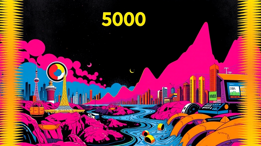 코스피, 무엇을 의미할까요? (popart 스타일)