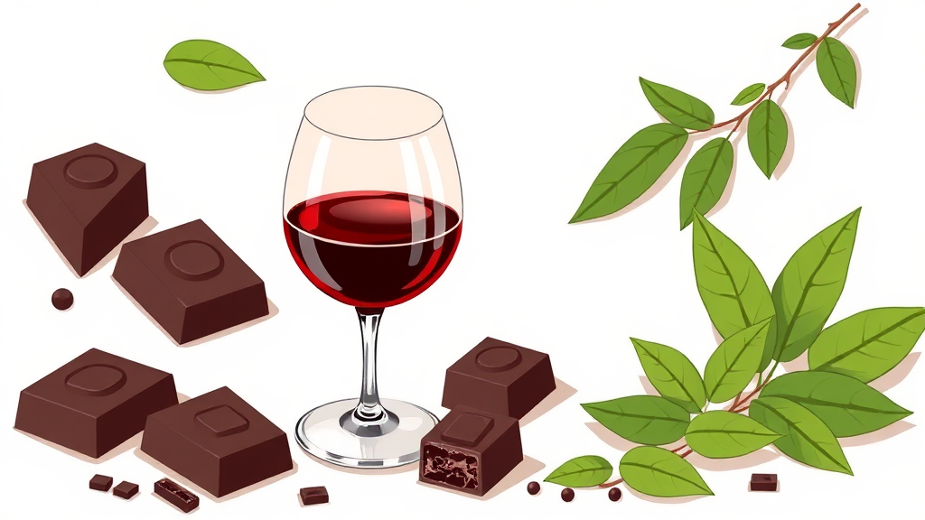 카카오 함량별 다크초콜릿, 어떻게 고를까? (illustration 스타일)