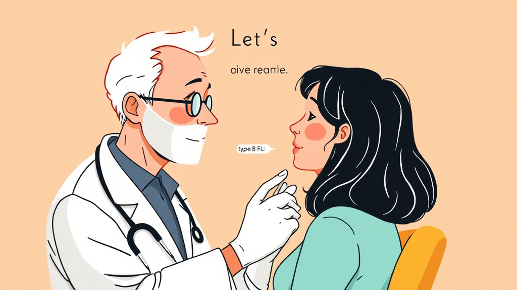 B형 독감 완벽 가이드: 증상, A형 독감 차이, 어린이, 자가 관리 및 치료법 (2026 최신) 7 B형 독감 치료 및 예방 (illustration 스타일)