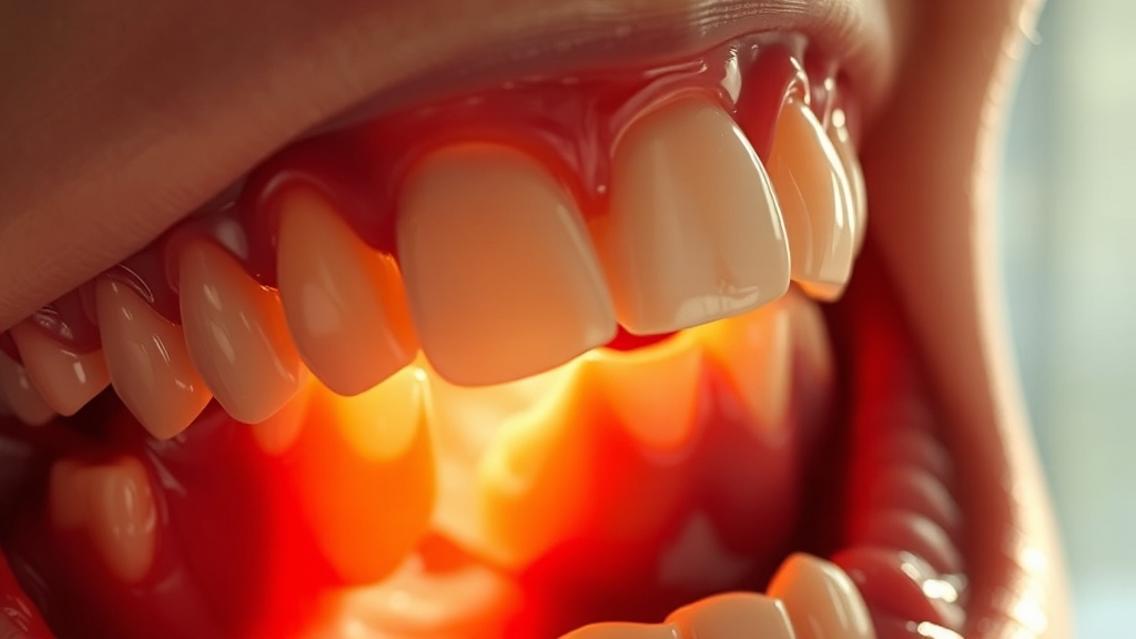 이빨 흔들림, 몸의 신호일까? (realistic 스타일)