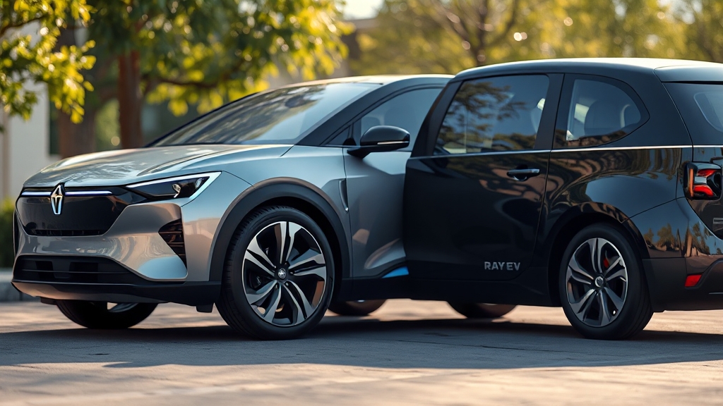 캐스퍼 EV 경쟁 모델 비교 (realistic 스타일)